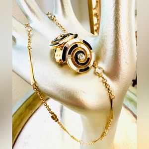 Vintage Rhinestone Earrings & Dainty Crystal Necklace